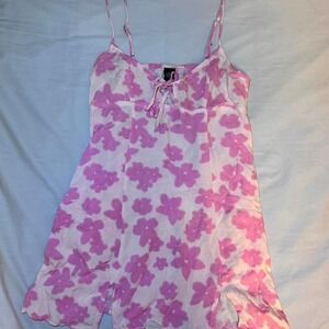 Wild Fable Pink Floral Mini Dress Size Small‎